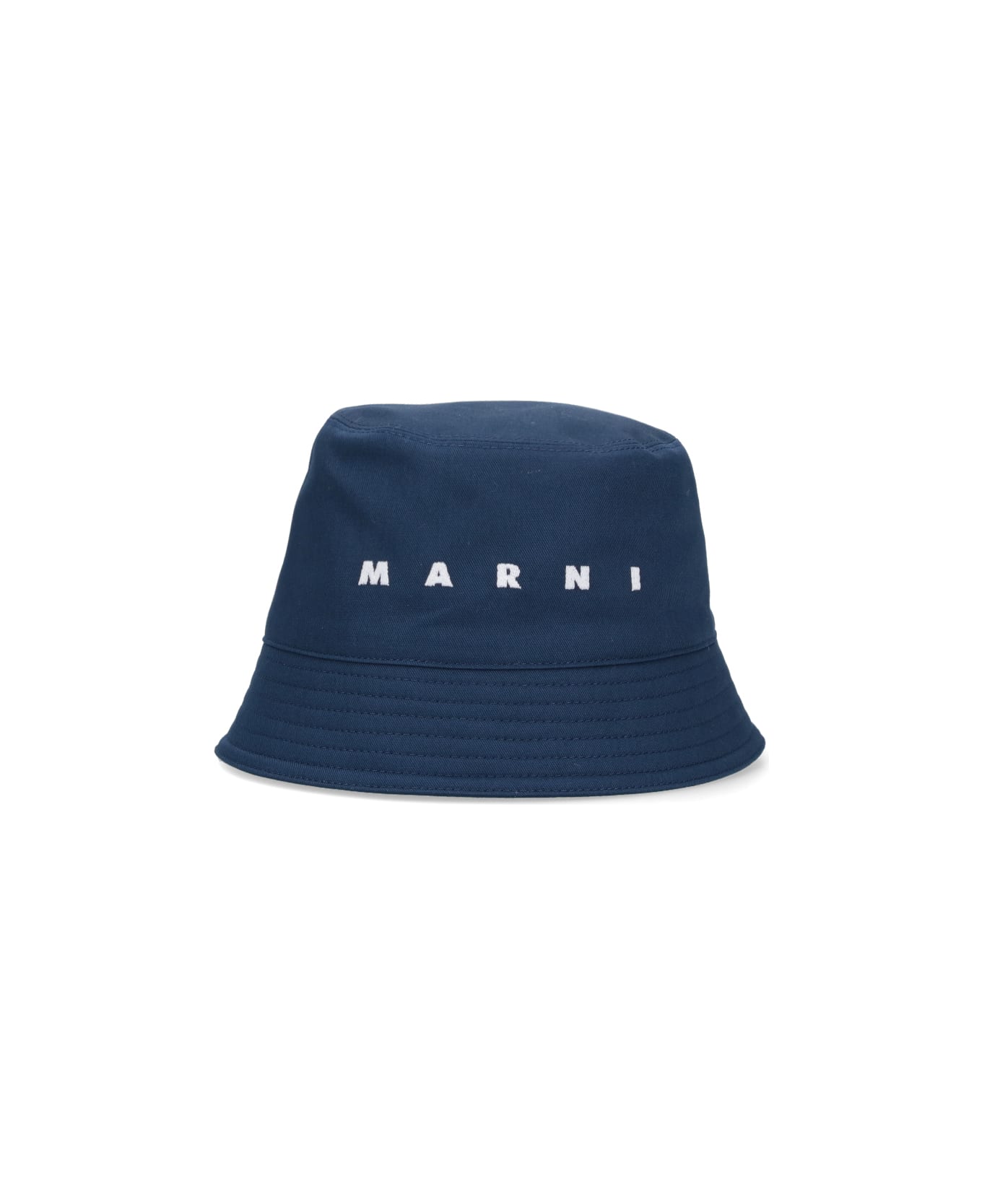 Marni Logo Bucket Hat - Blue