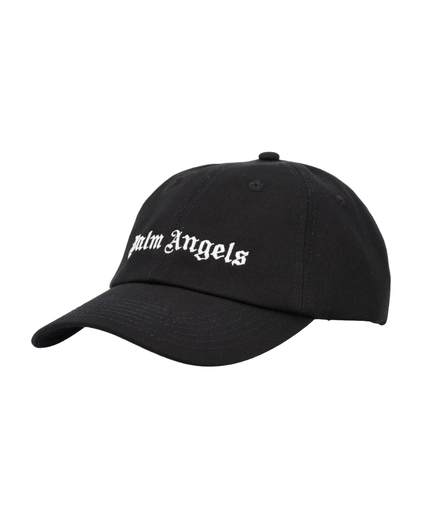 Palm Angels Classic Logo Baseball Cap - Black White