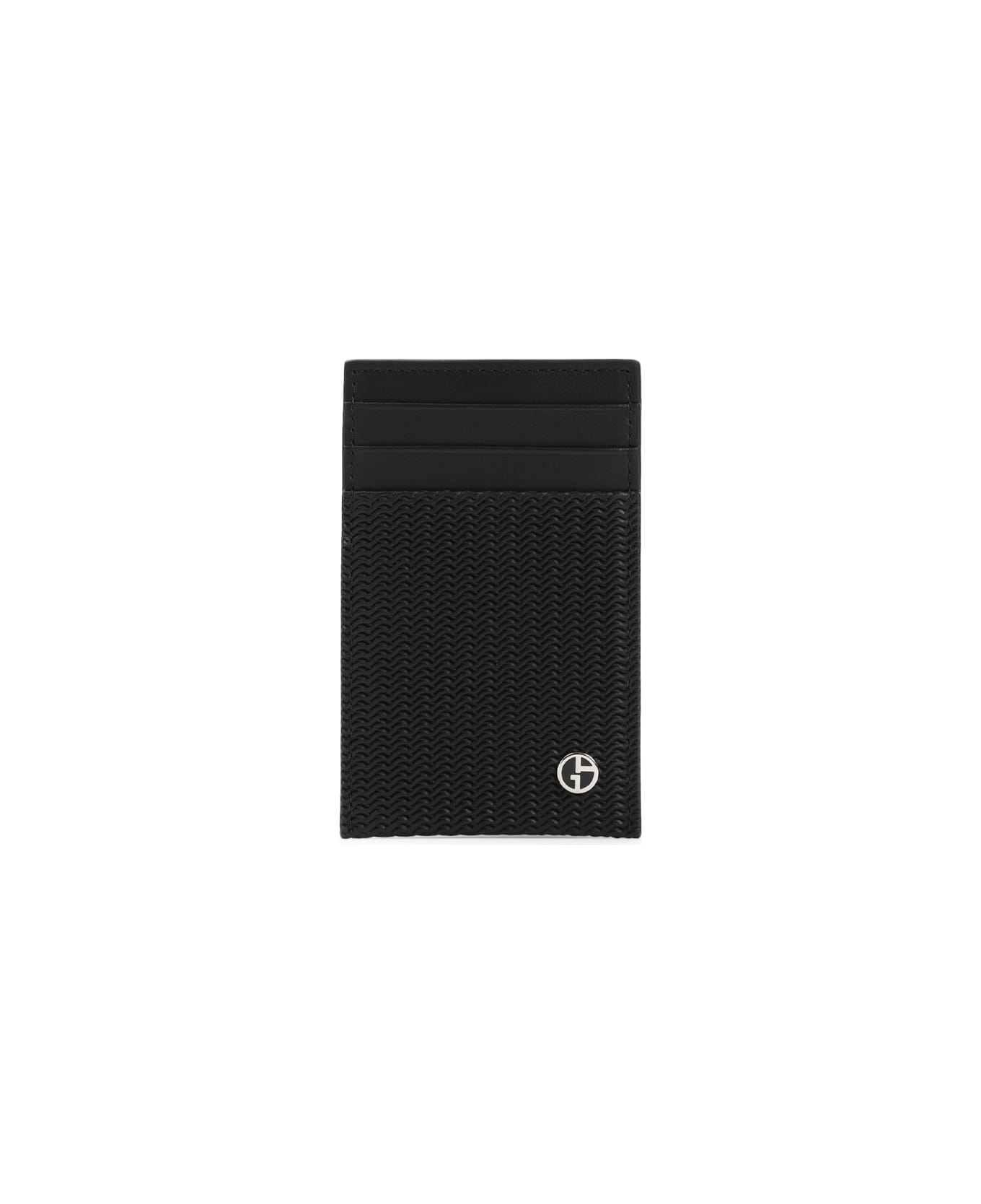 Giorgio Armani Credit Card Holder - Nero