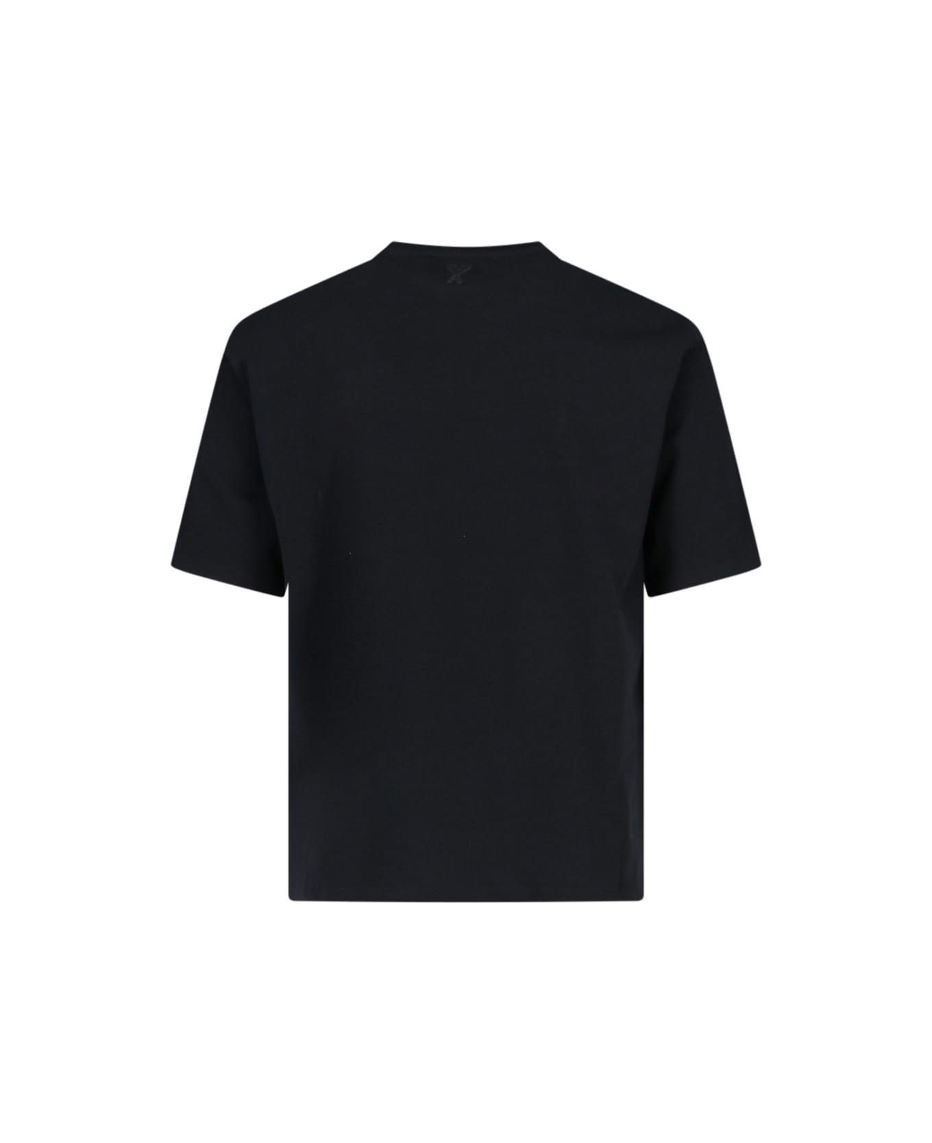Ami Alexandre Mattiussi Logo T-shirt - BLACK