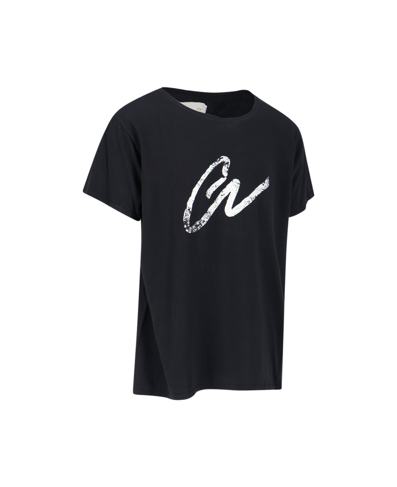 Greg Lauren 'gl' Print T-shirt - Black  