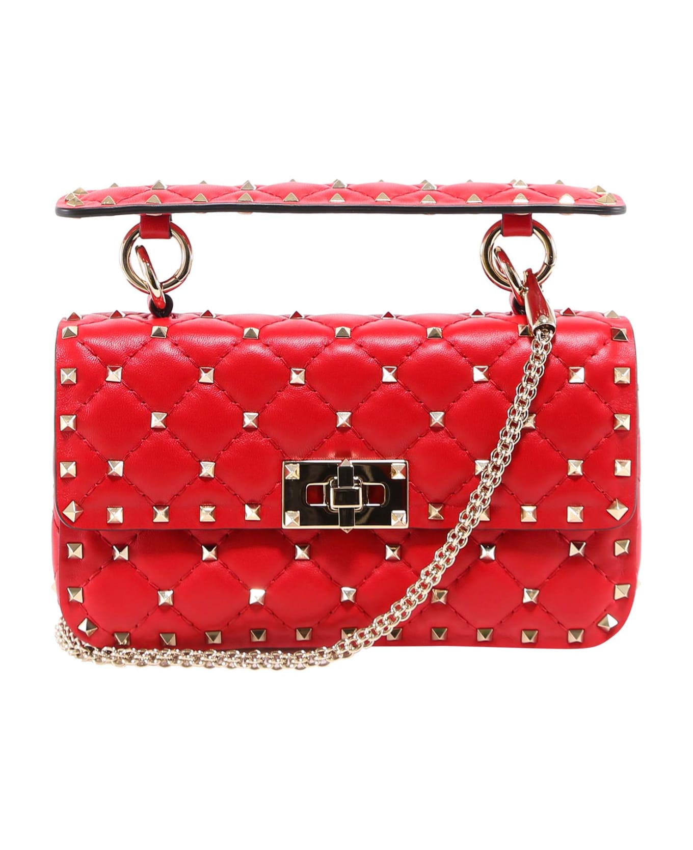 Valentino Garavani Rockstud Mini Bag - Rosso