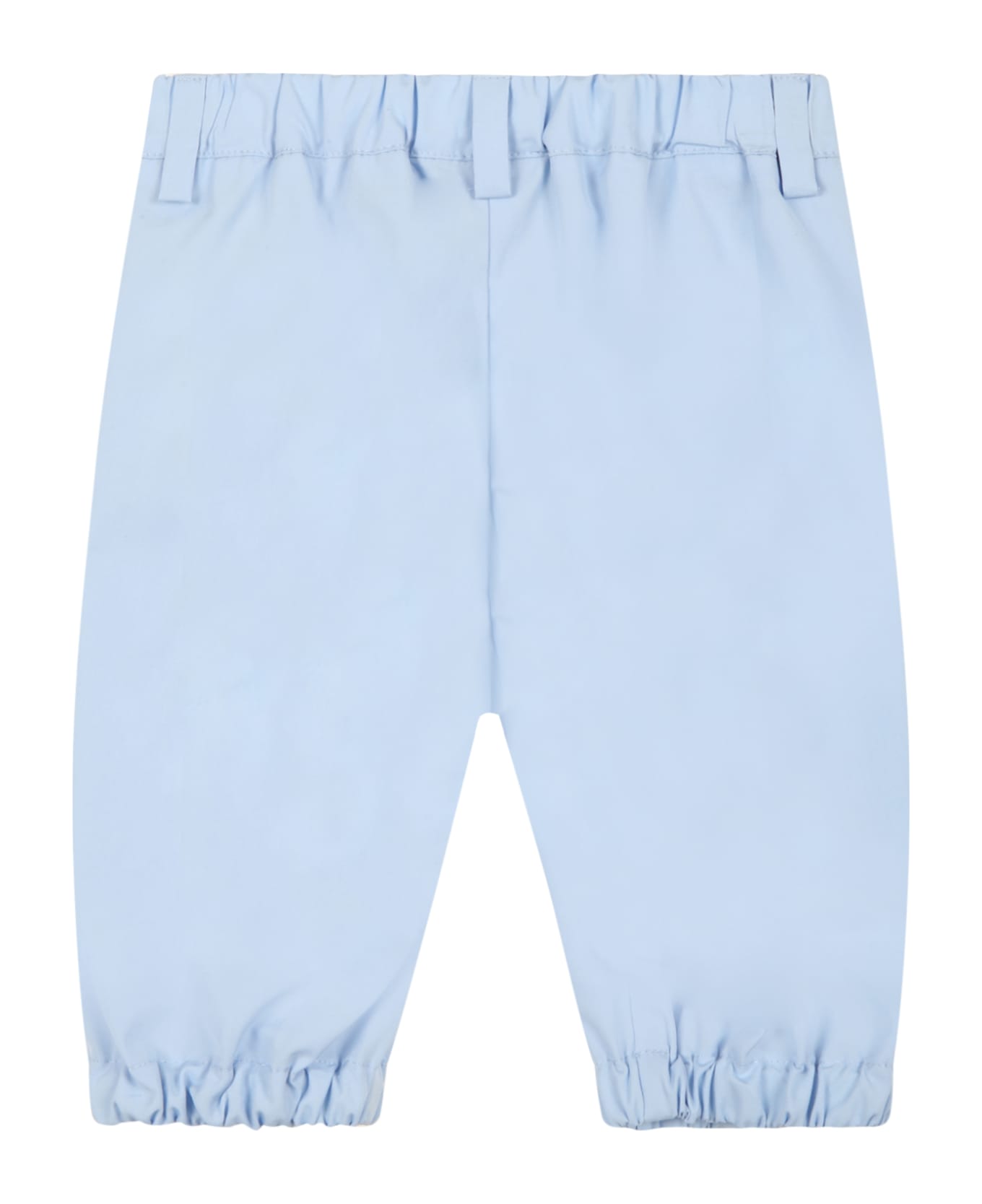 Fendi Light-blue Trouser For Baby Boy - Light Blue
