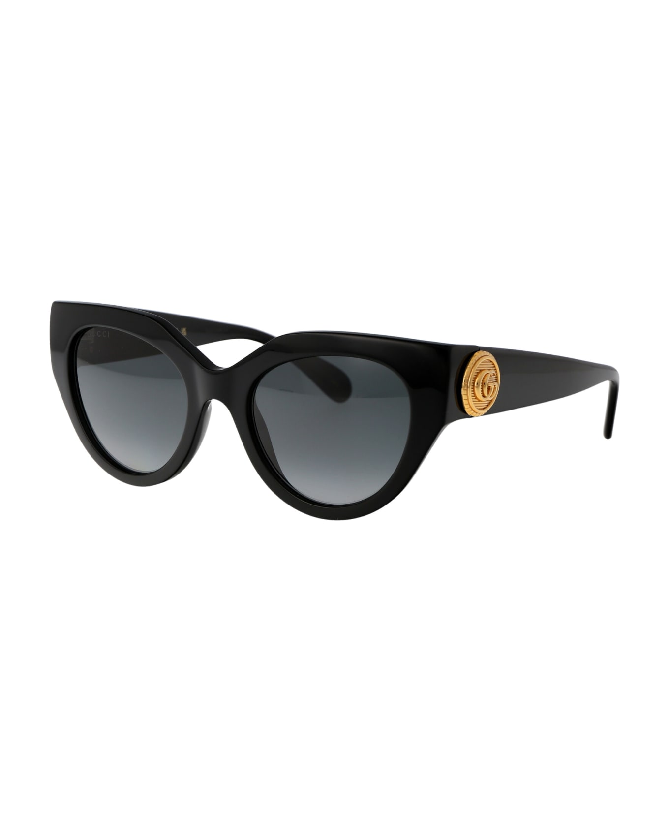 Gucci Eyewear Gg1408s Sunglasses - 001 BLACK BLACK GREY
