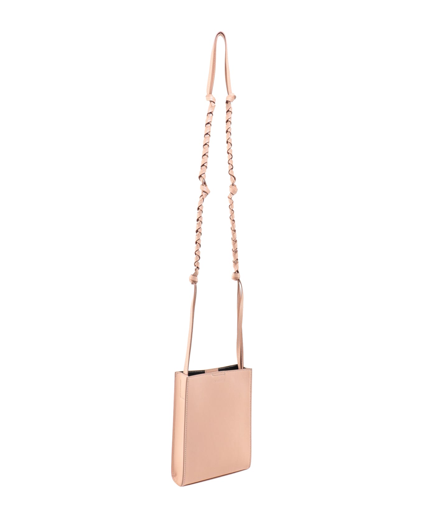 Jil Sander Skin Pink Leather Small Tangle Shoulder Bag - Pink