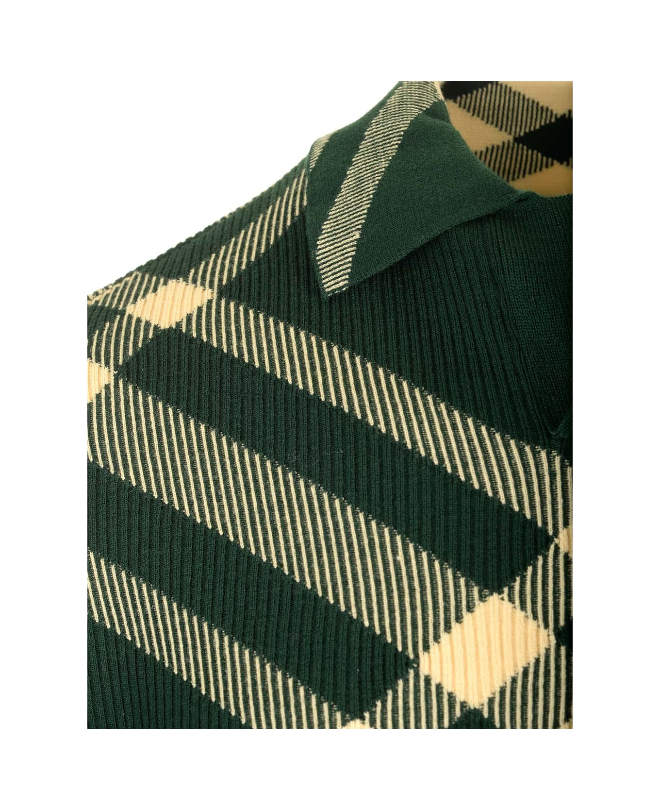 Burberry Merino Wool Polo Shirt - Multicolor ニットウェア