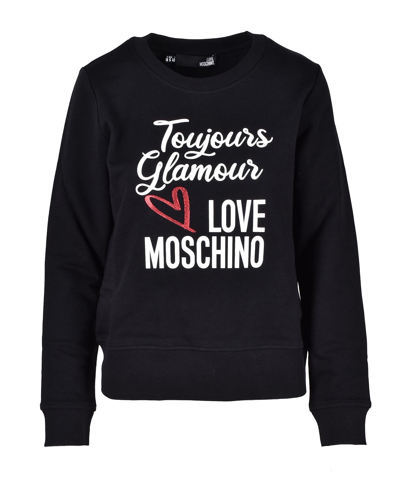 Love Moschino Women's Black Sweatshirt - Black