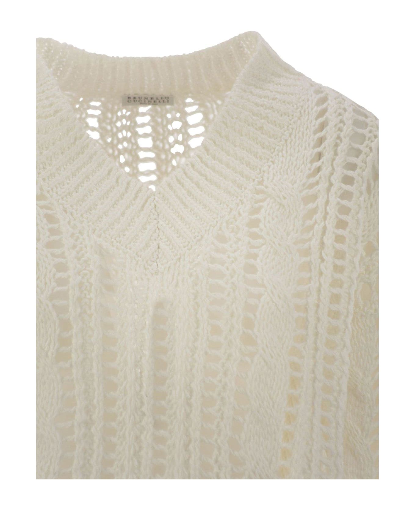 Brunello Cucinelli Crochet Sweater - Panama
