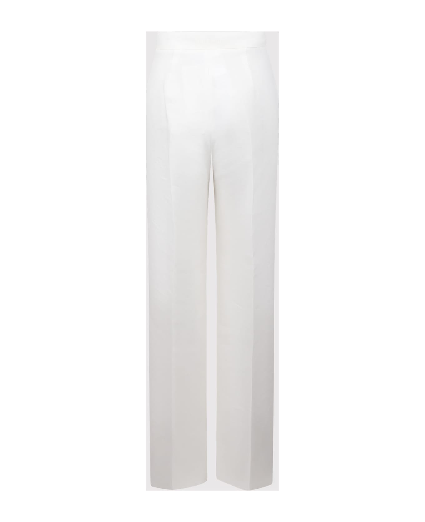 Max Mara Pure Linen Trousers - Black