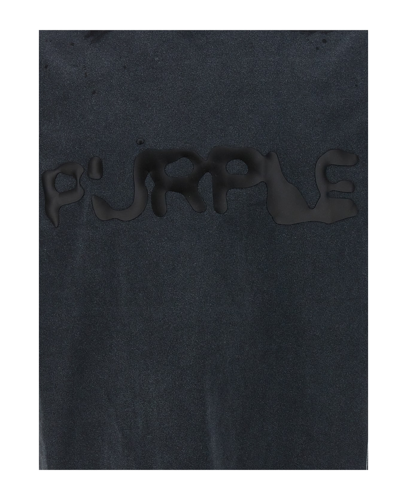 Purple Brand 
liquid Wordmark
 T-shirt - Gray
