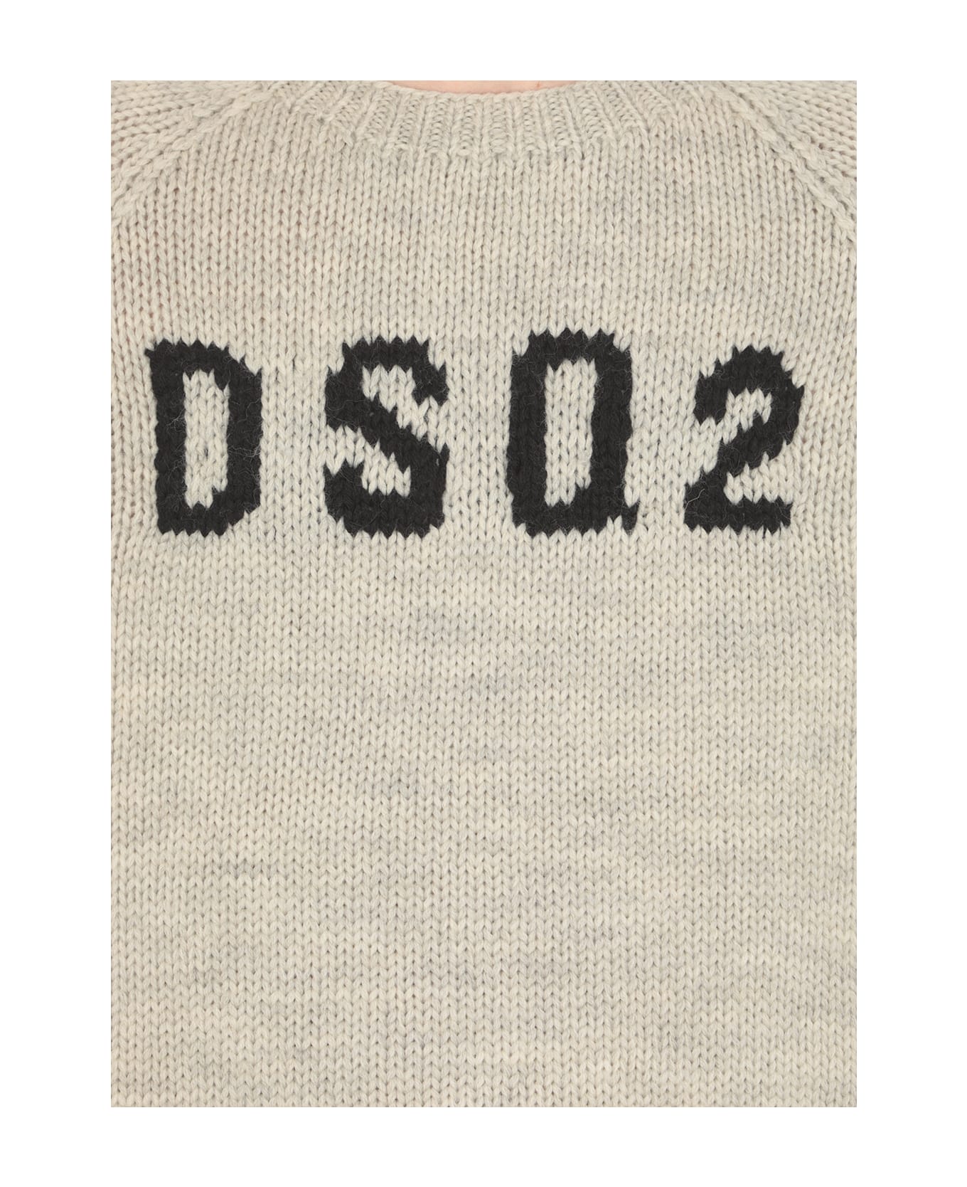 Dsquared2 Wool Sweater - Grey ニットウェア
