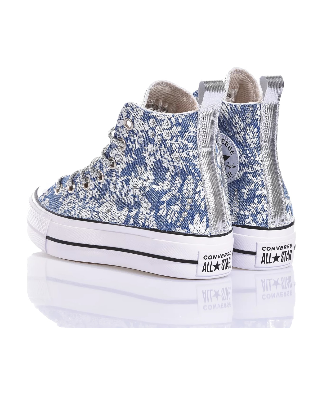 Mimanera Converse Platform Flower Jeans