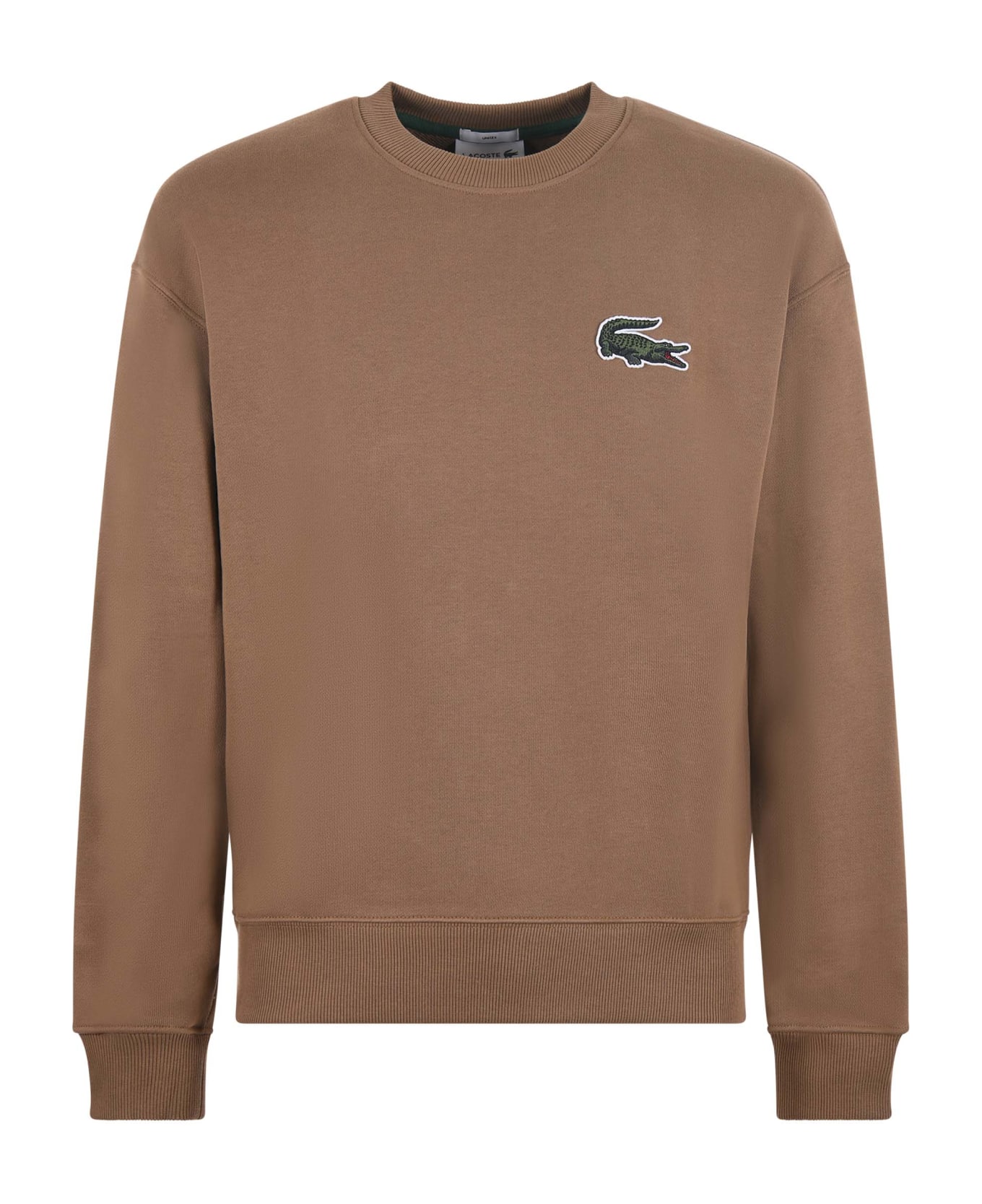 Lacoste Cotton Sweatshirt - Cammello