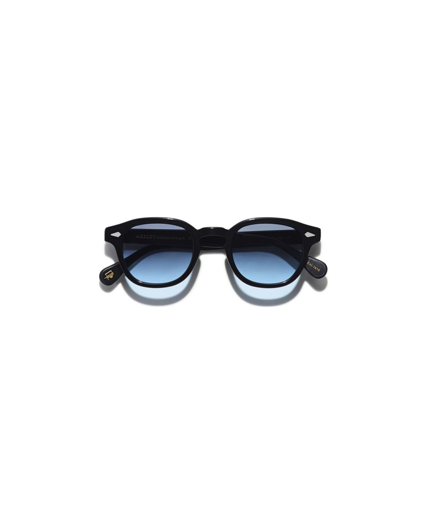 サングラス MOSCOT Moscot - LEMTOSH BASE 2 SUN - black denim blue Moscot - Lemtosh Base 2 Sun