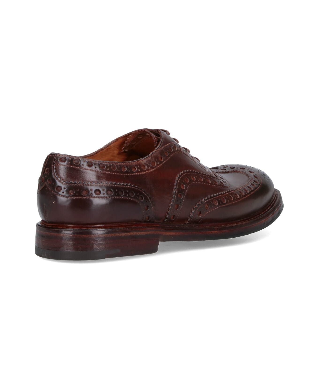 Premiata Calf Leather Derby Shoes - Brown