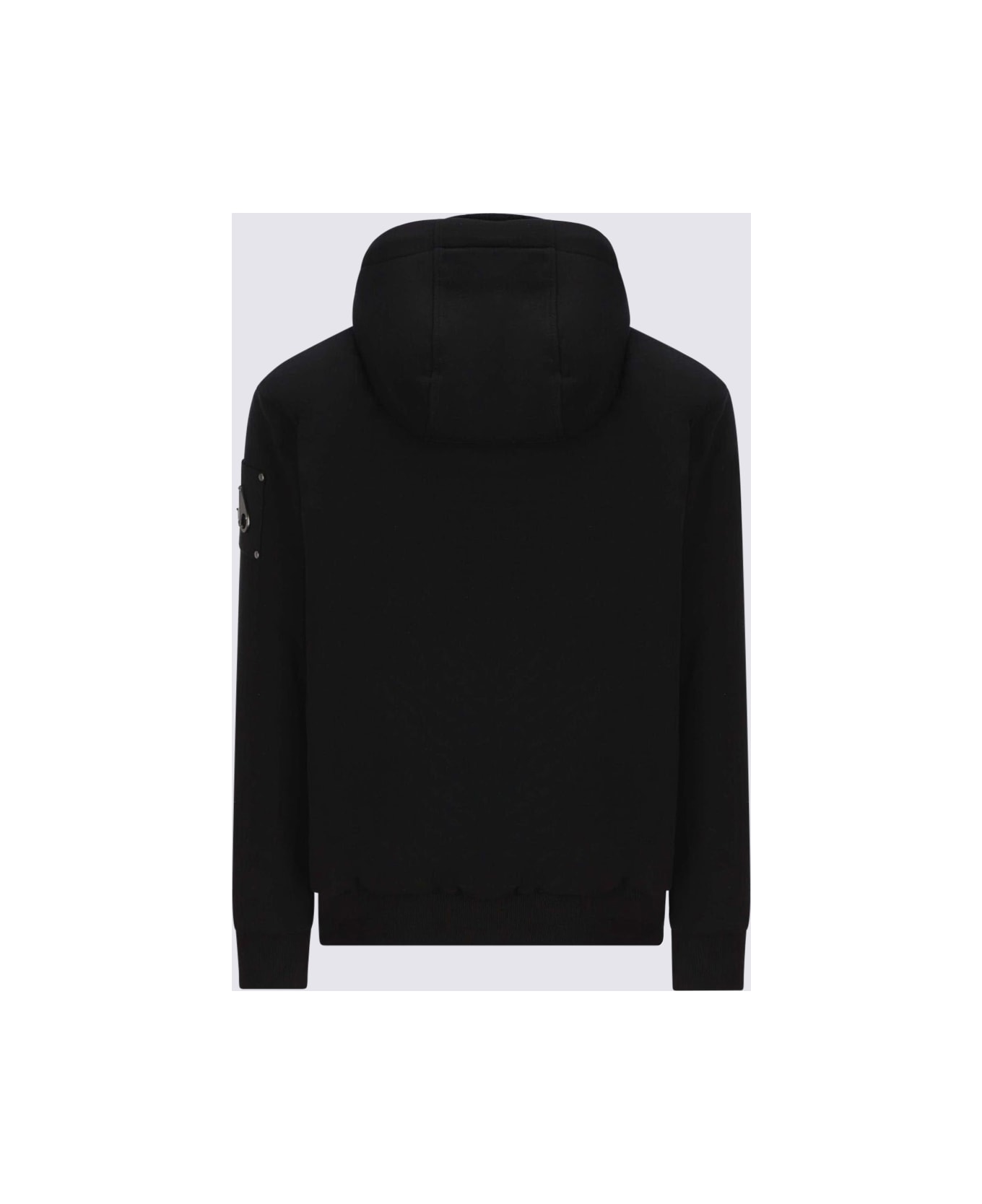 Moose Knuckles Black Cotton Casual Jacket - Black