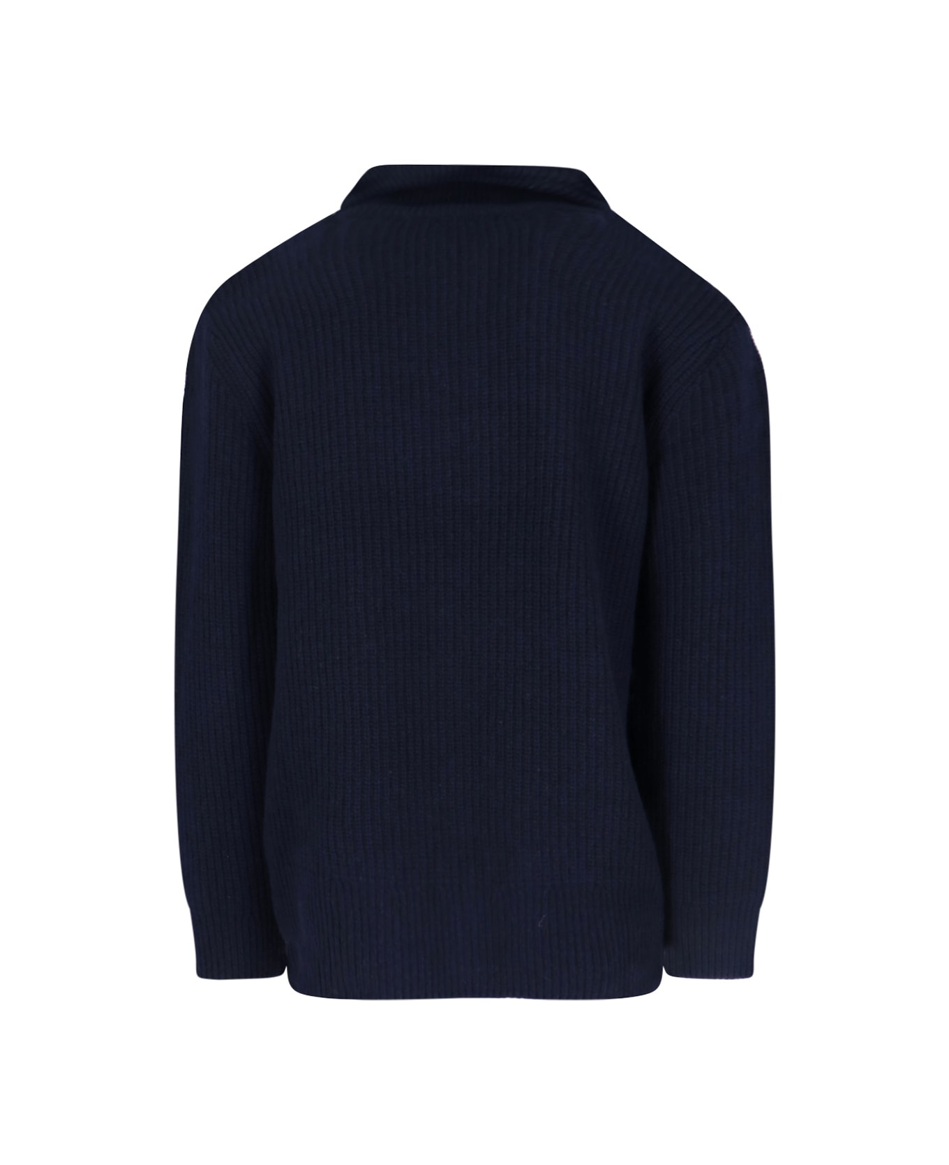 Closed Zip Sweater - Blue