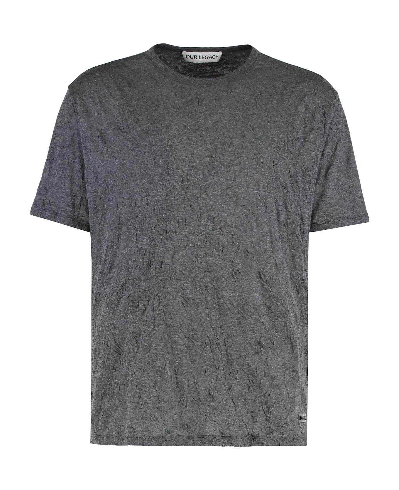 Our Legacy New Box Cotton Blend Crew-neck T-shirt - grey