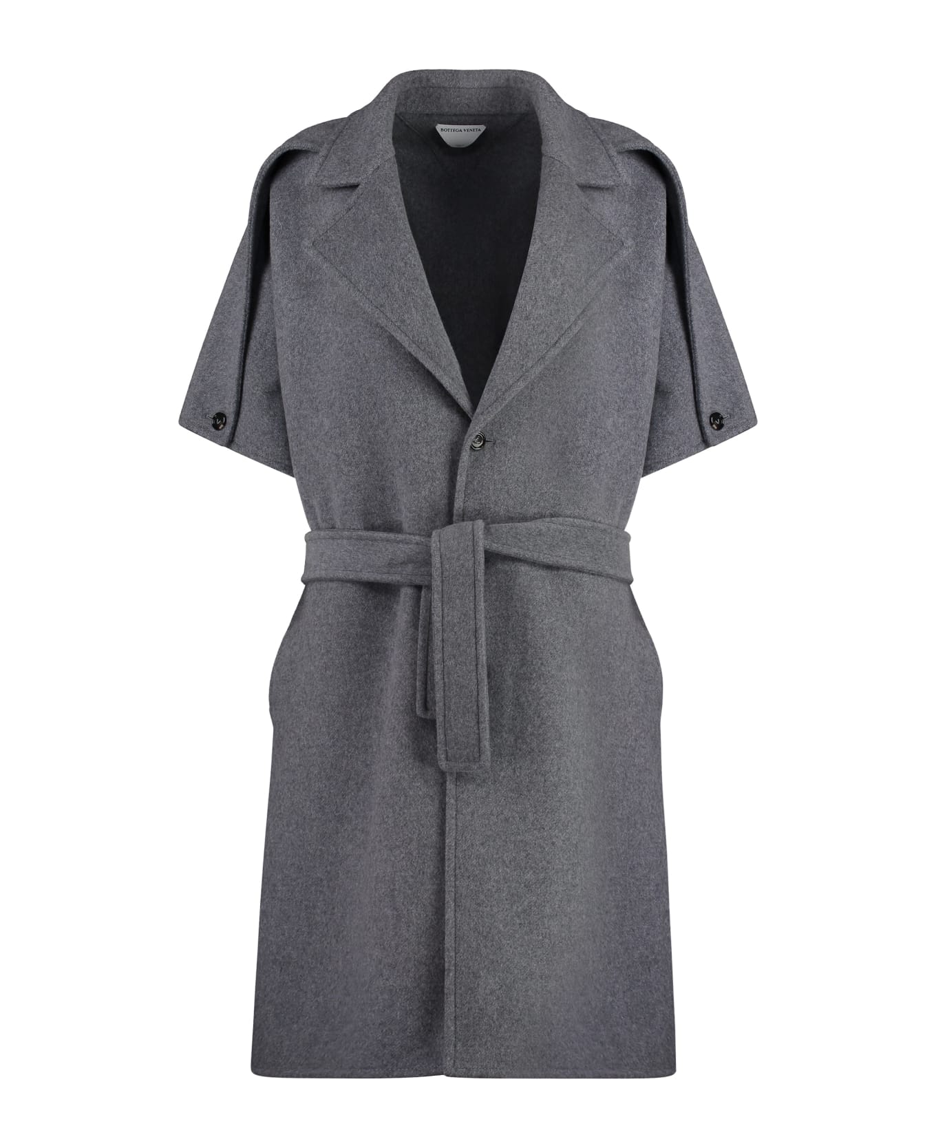 Bottega Veneta Wool And Cashmere Coat - grey コート