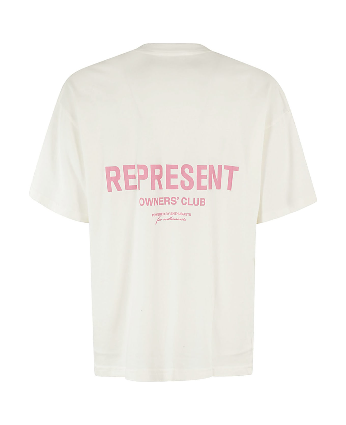 REPRESENT Owners Club T Shirt - White Bubblegum Pink シャツ