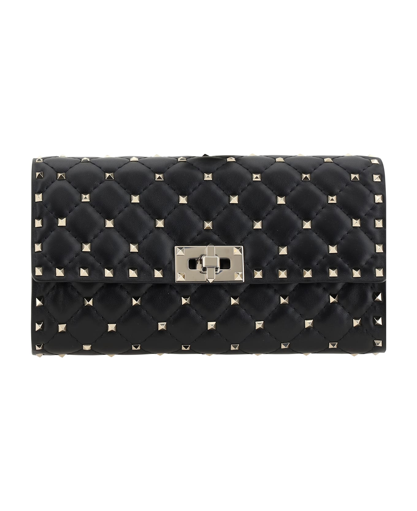 Valentino Garavani Rockstud Spike Shoulder Bag - Black