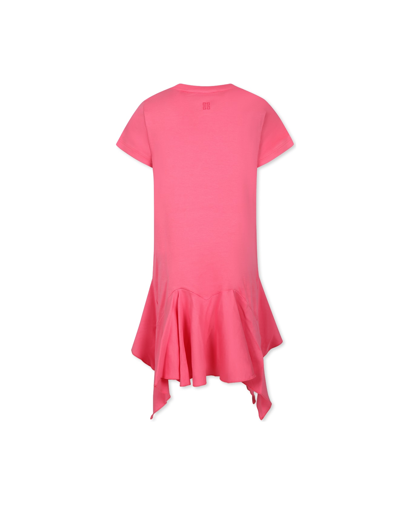 Givenchy Pink Dress For Girl With Logo - Pink