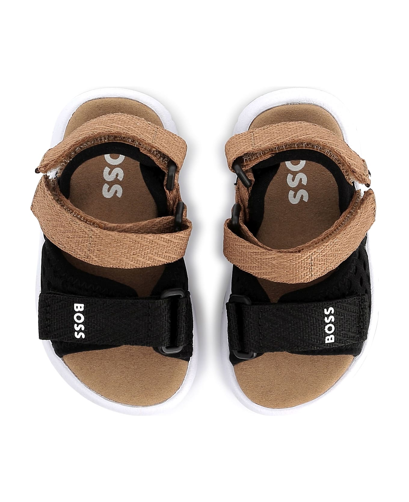 Hugo Boss Sandali Con Stampa - Black