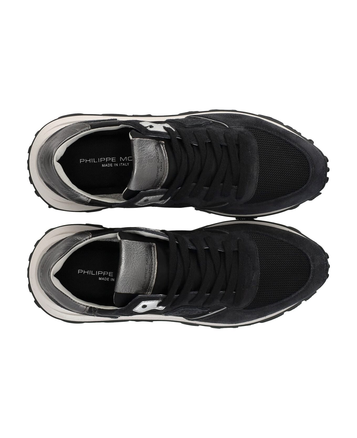 Philippe Model Tropez Haute Low Mondial Black Sneaker Philippe Model - BLACK スニーカー
