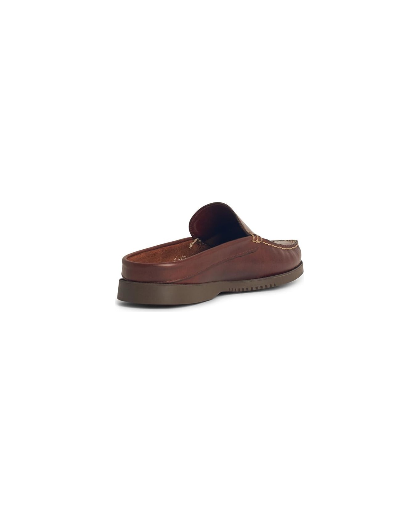 Paraboot 'bahamas' Brown Leather Loafers - Brown