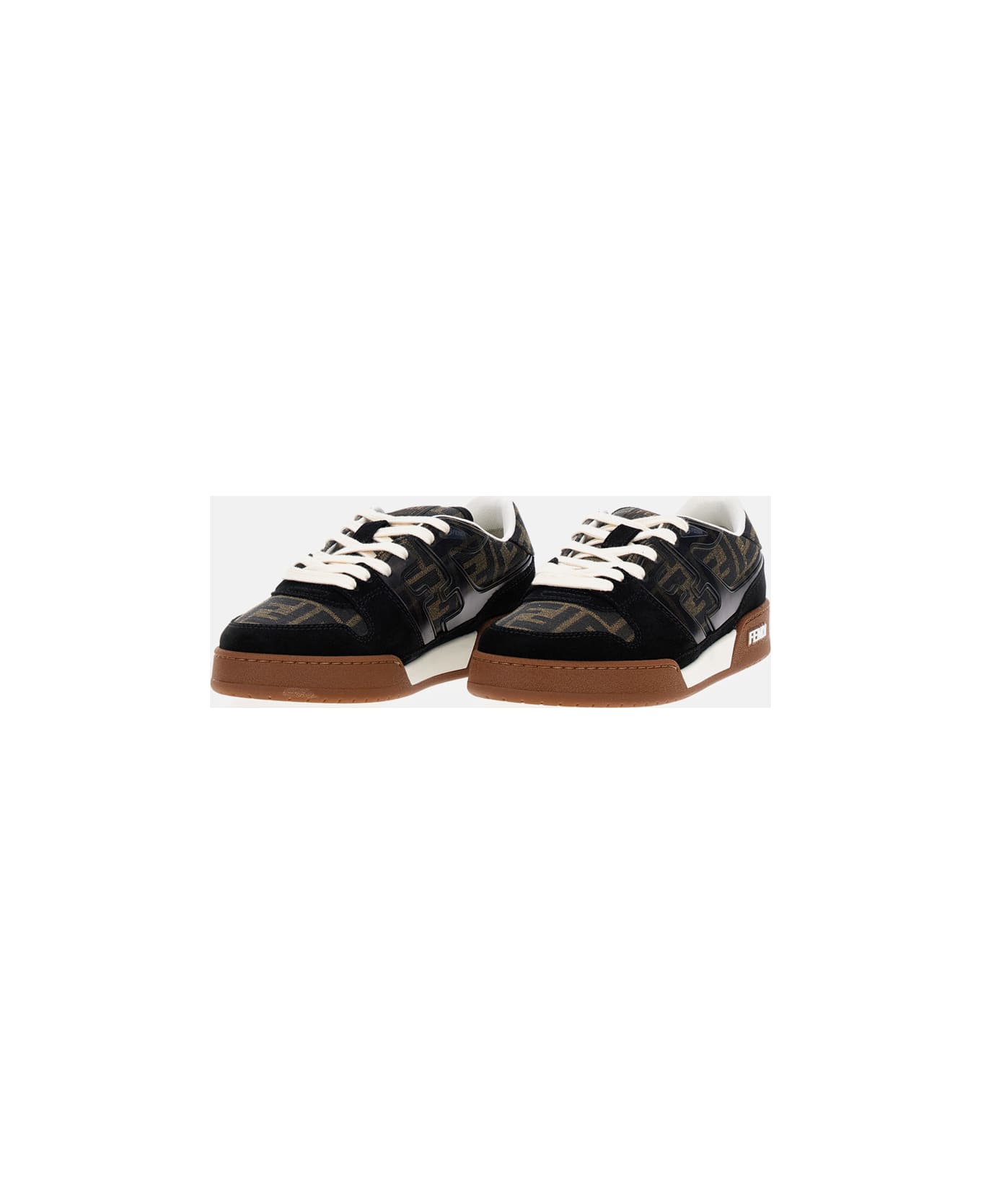 Fendi Sneakers Ff - Brown