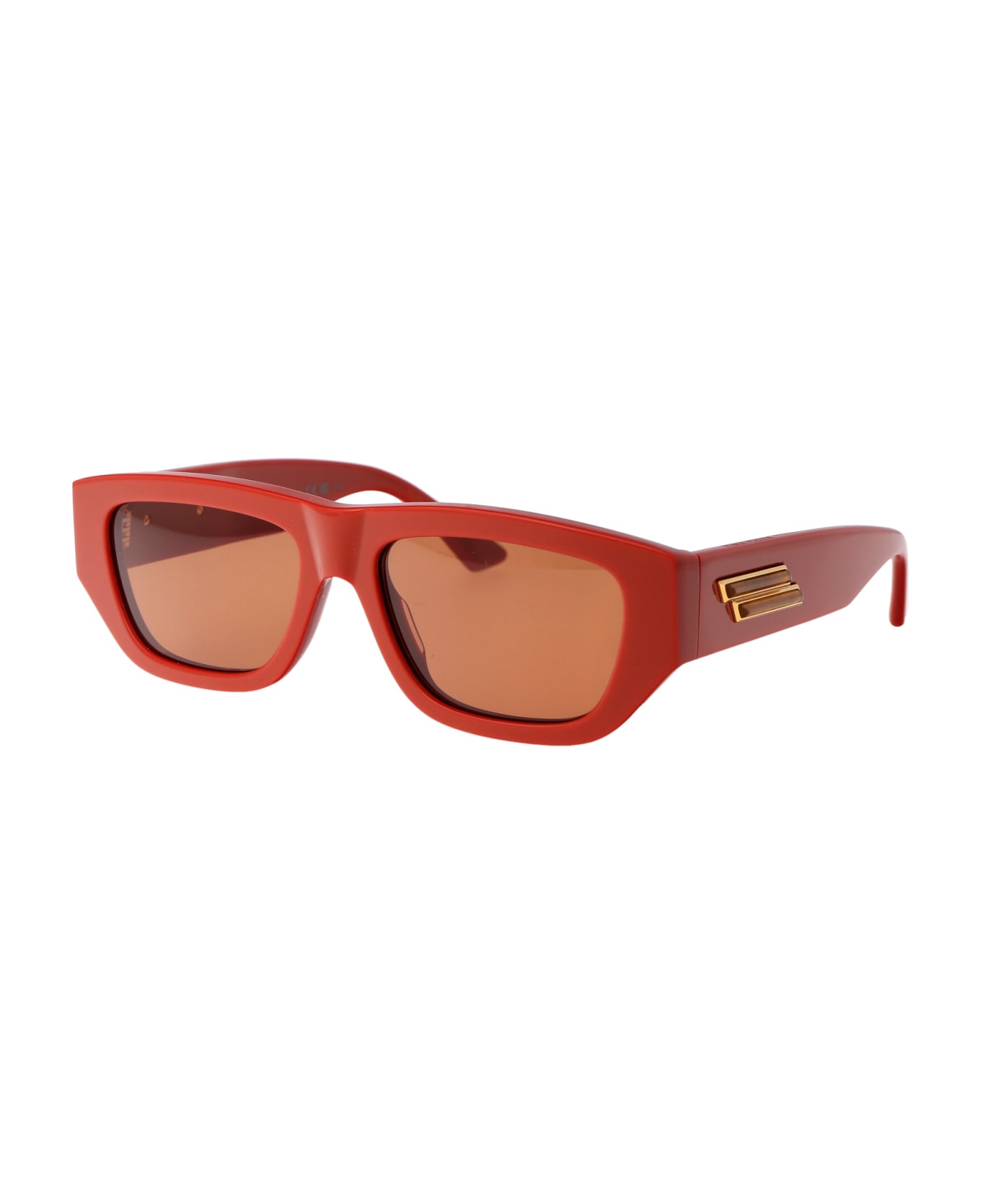 Bottega Veneta Eyewear Bv1252s Sunglasses - 004 ORANGE ORANGE BROWN