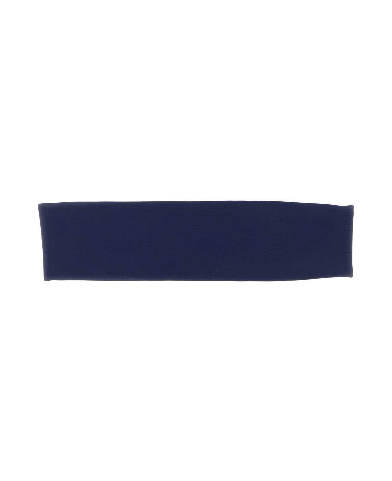 Miu Miu Blue Jersey Headband - BLUBIANCO