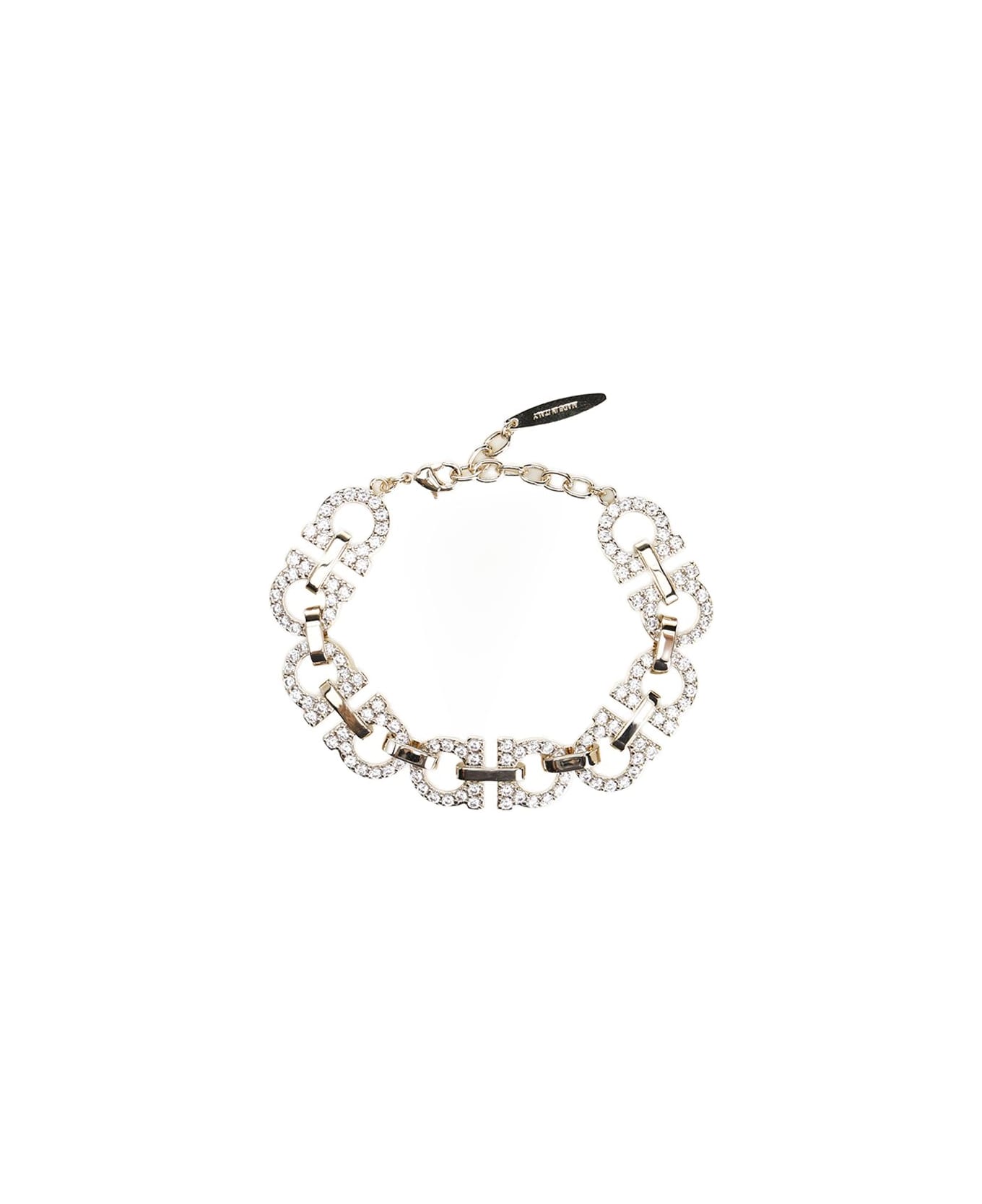 Ferragamo 
gancini
 Bracelet With Crystals