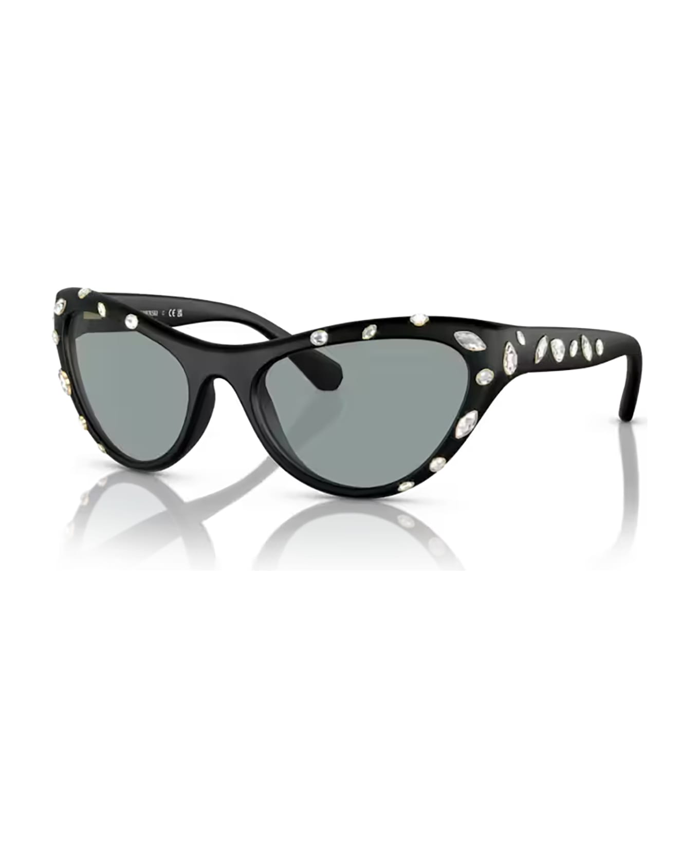 Swarovski Sk6007 Matte Black Sunglasses - Matte Black サングラス