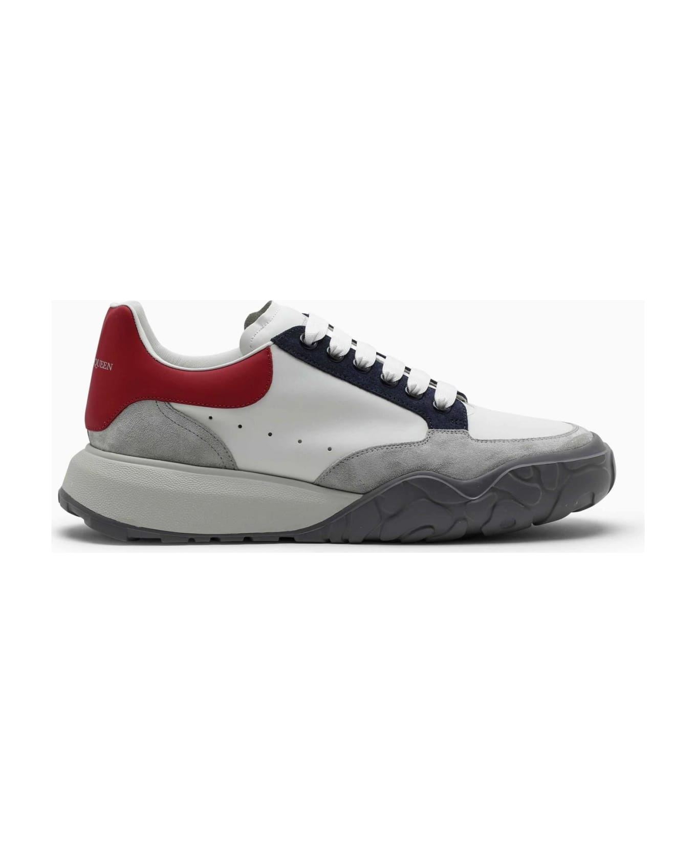 Alexander McQueen White\/red Court Trainer Sneakers - W/t.g/w.r/w/d.m/m./l