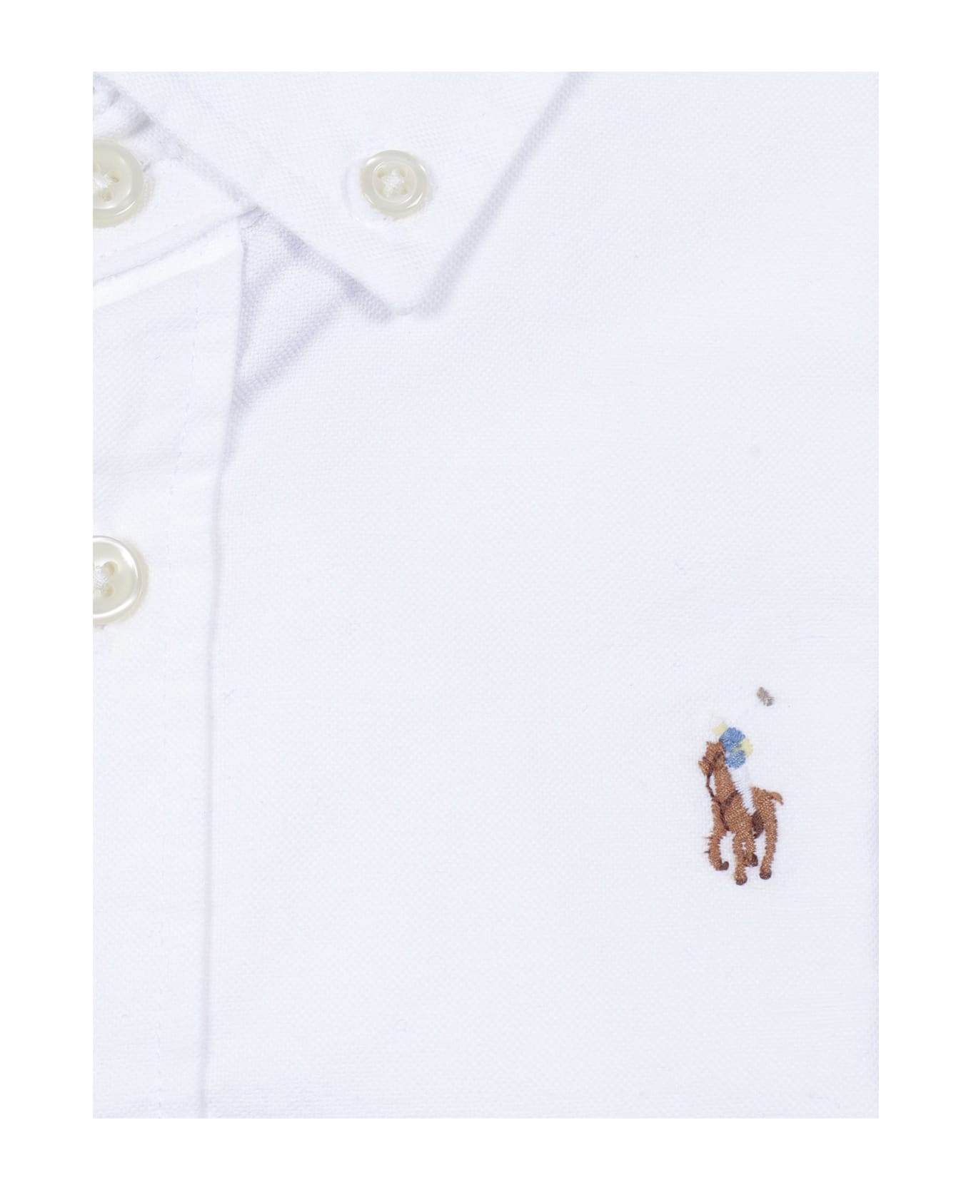 Polo Ralph Lauren Trinetteox-shirts-button Front Shirt - WHITE