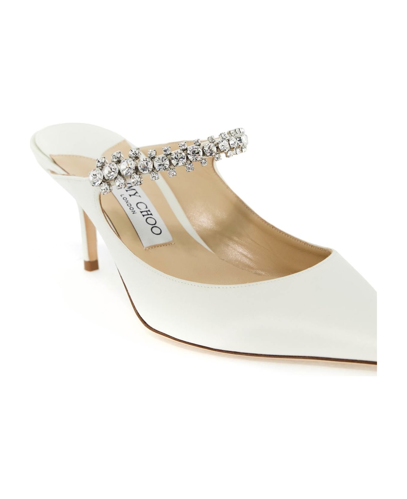 Jimmy Choo Bing 65 Mules - WHITE