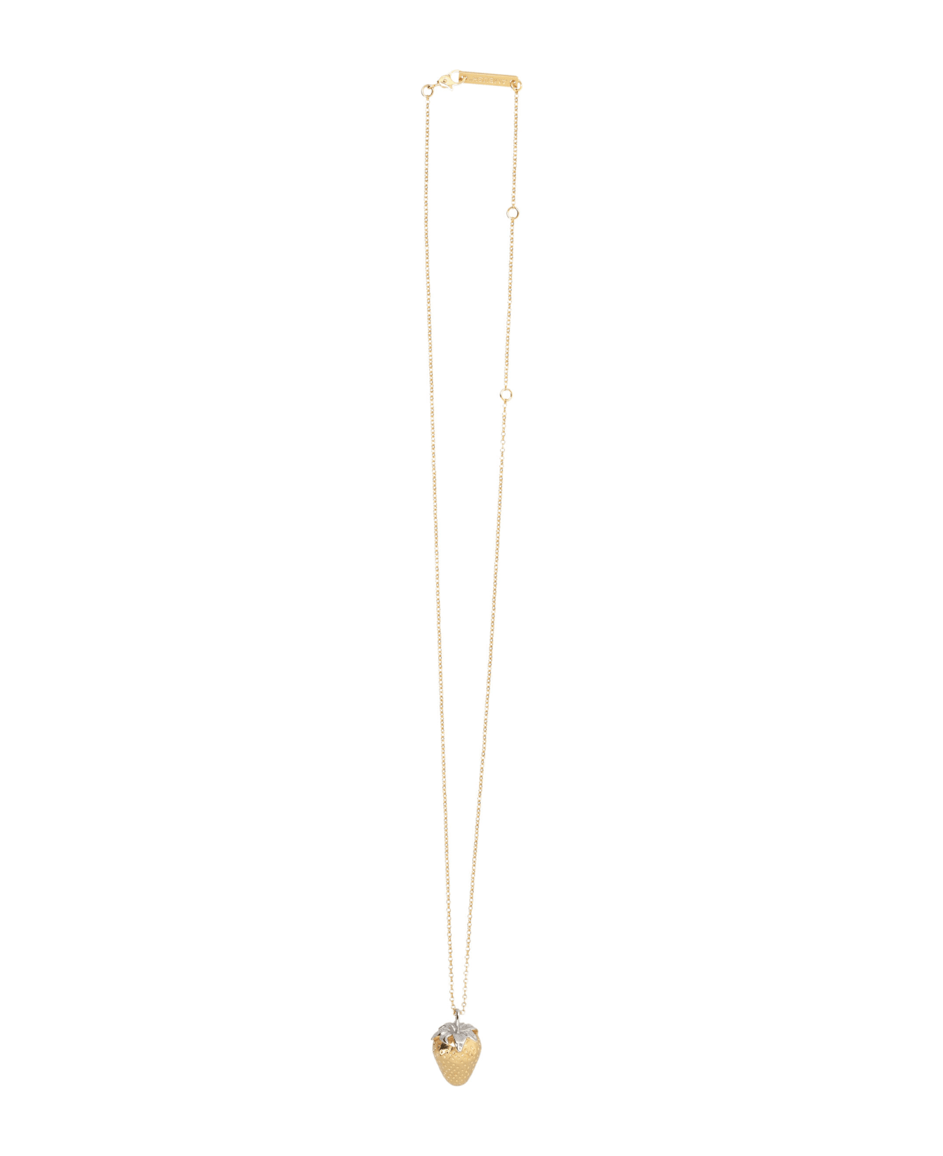 AMBUSH Small Strawberry Charm Necklace AMBUSH - GOLD