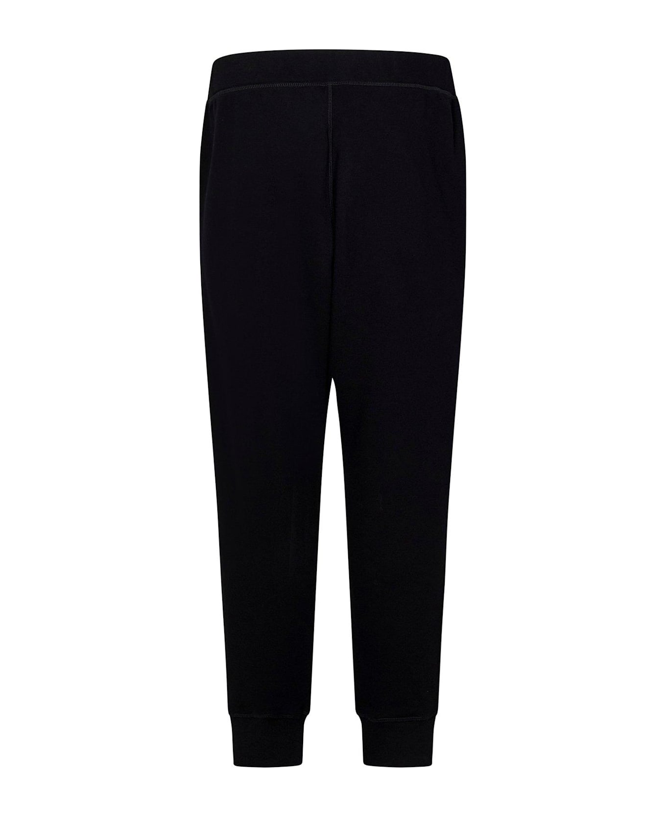 Dsquared2 Logo-printed Slim-cut Tapered Track Pants - BLACK