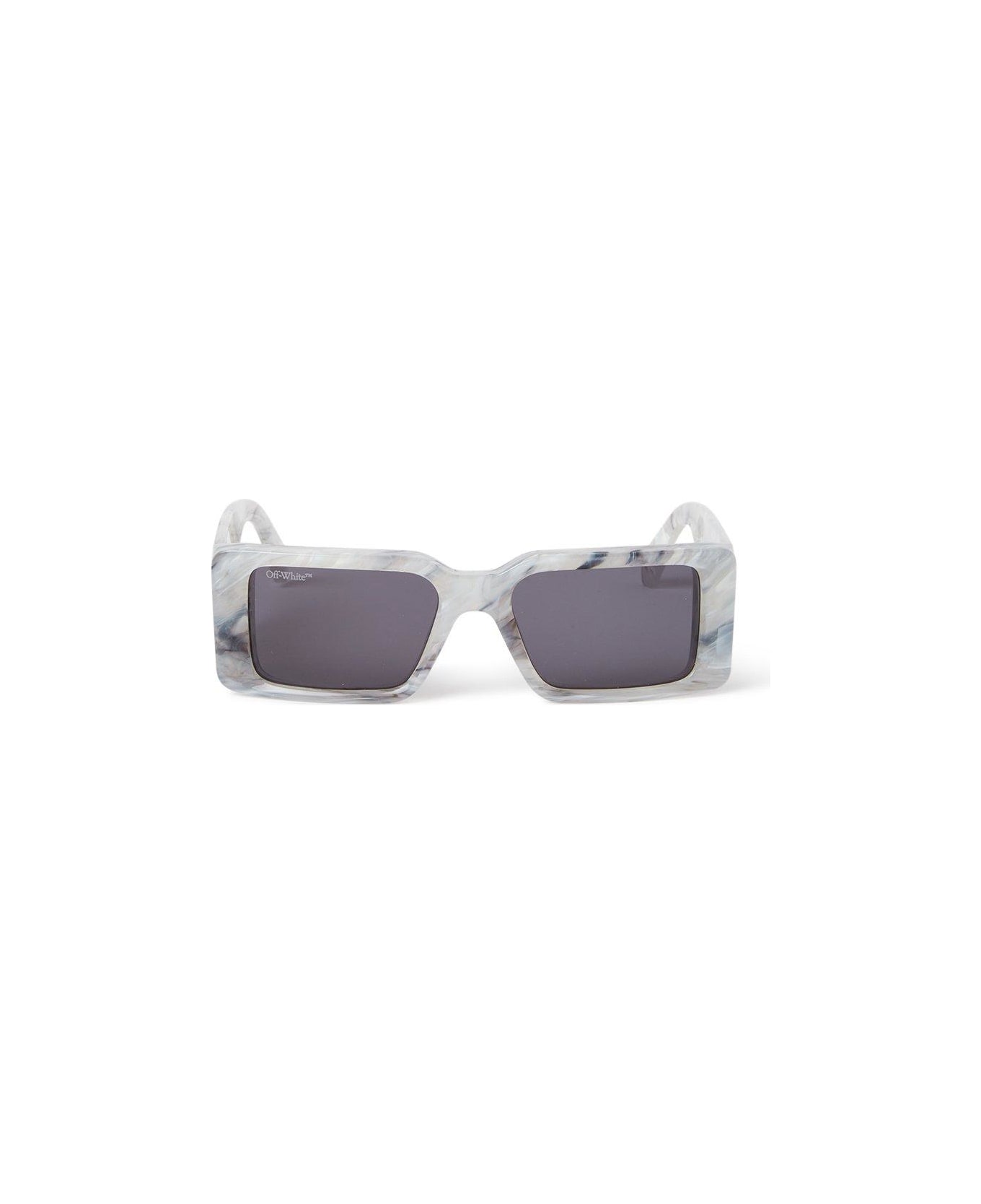 Off-White Rectangle Frame Sunglasses - 0807 marble
