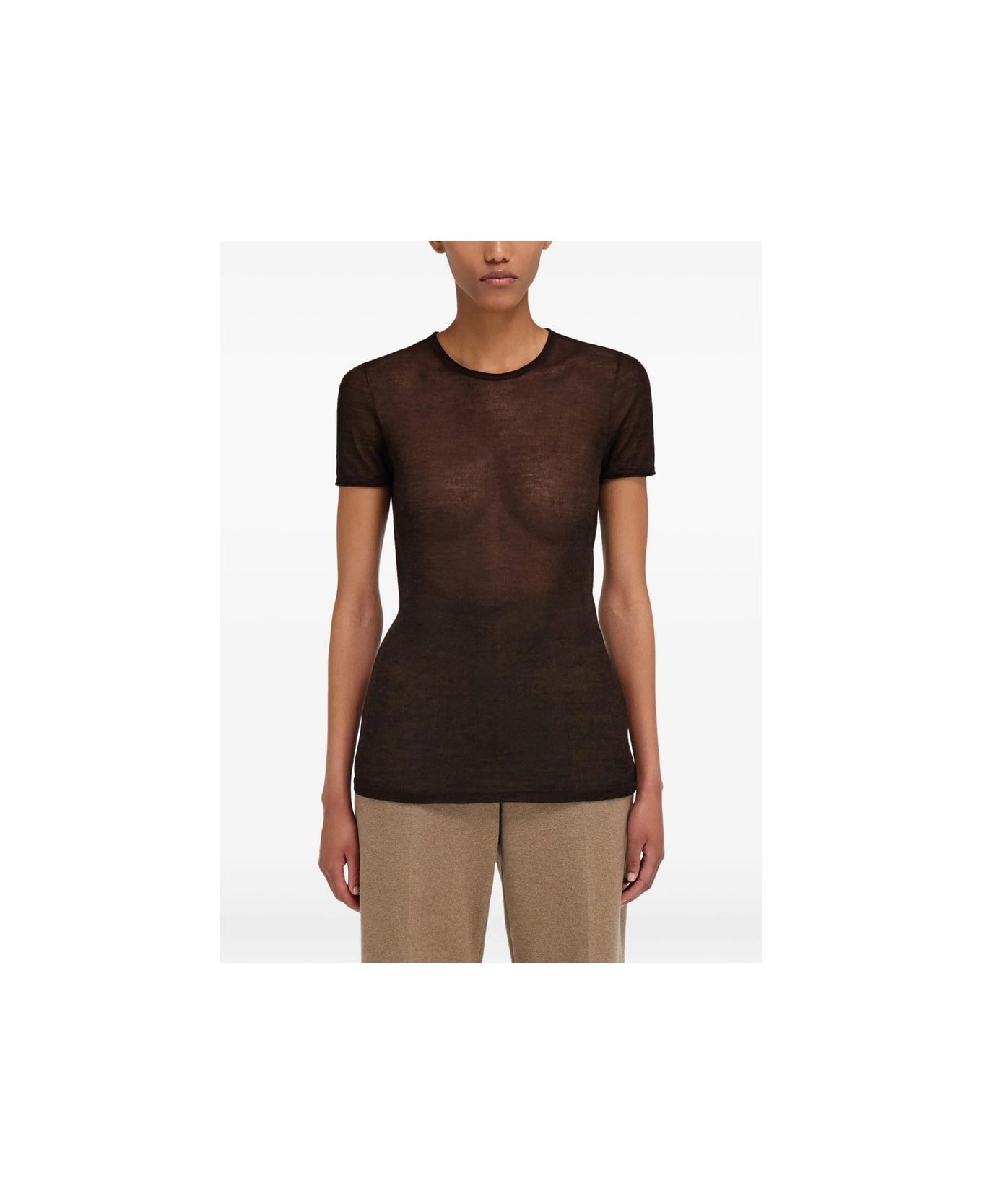 Ferragamo Sweater - BROWN