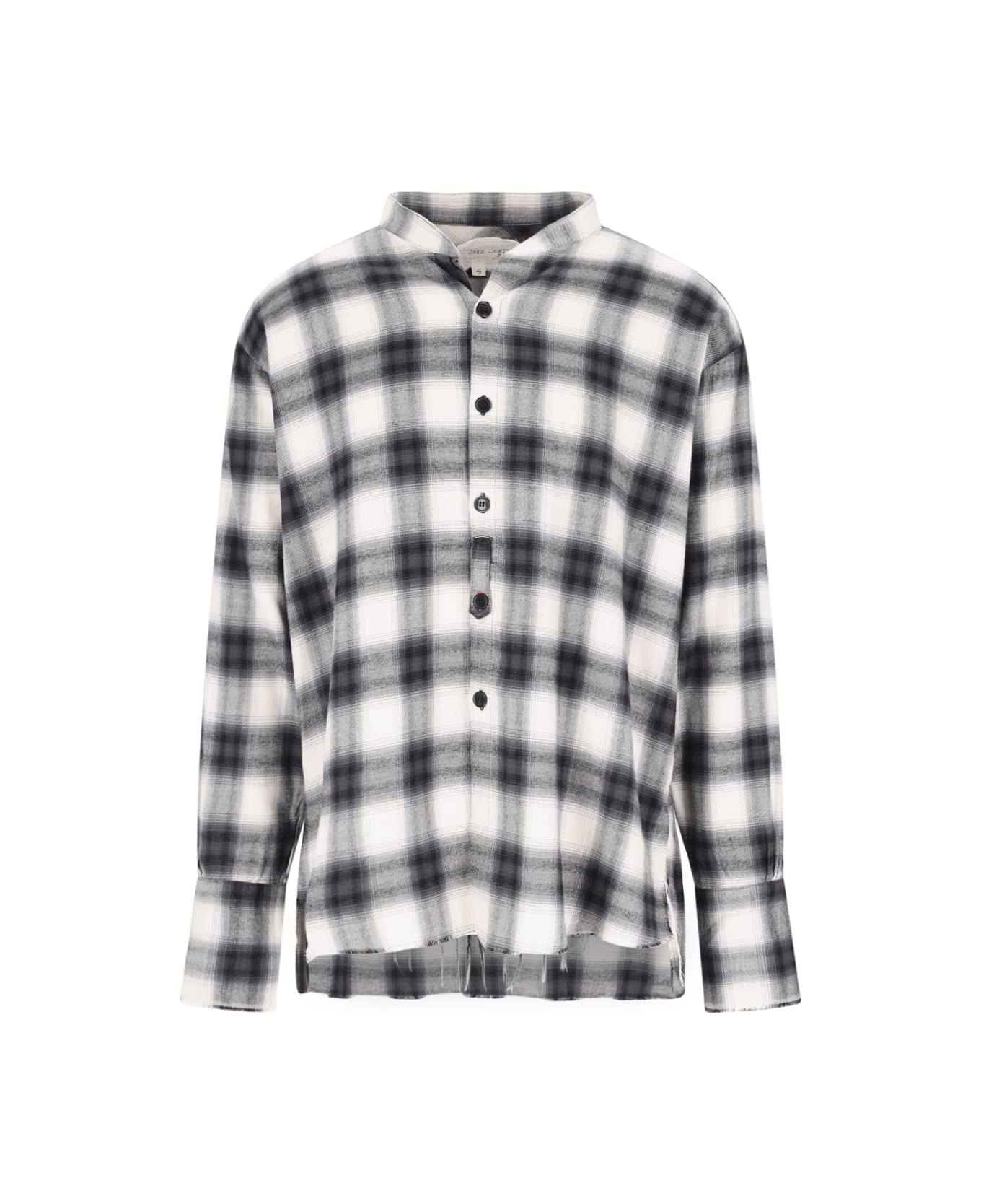 Greg Lauren Check Shirt - Gray シャツ