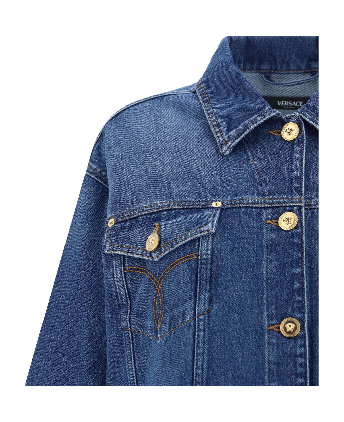Versace Denim Jacket - Medium Blue ジャケット