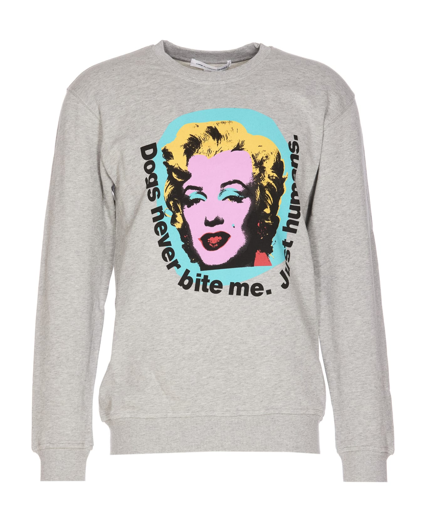 Comme des Garçons Marilyn Monroe Print Sweatshirt - Grey フリース