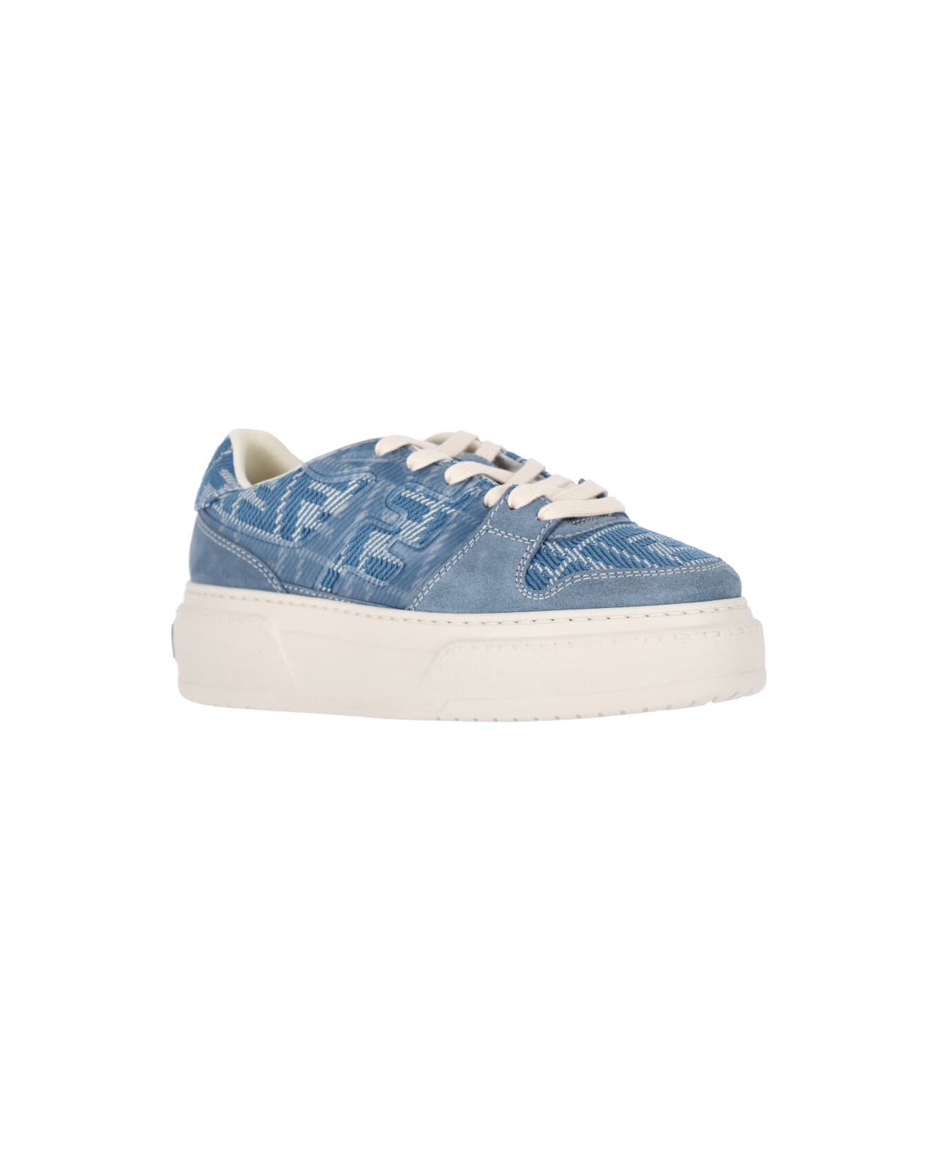Fendi "match" Sneakers - Light Blue