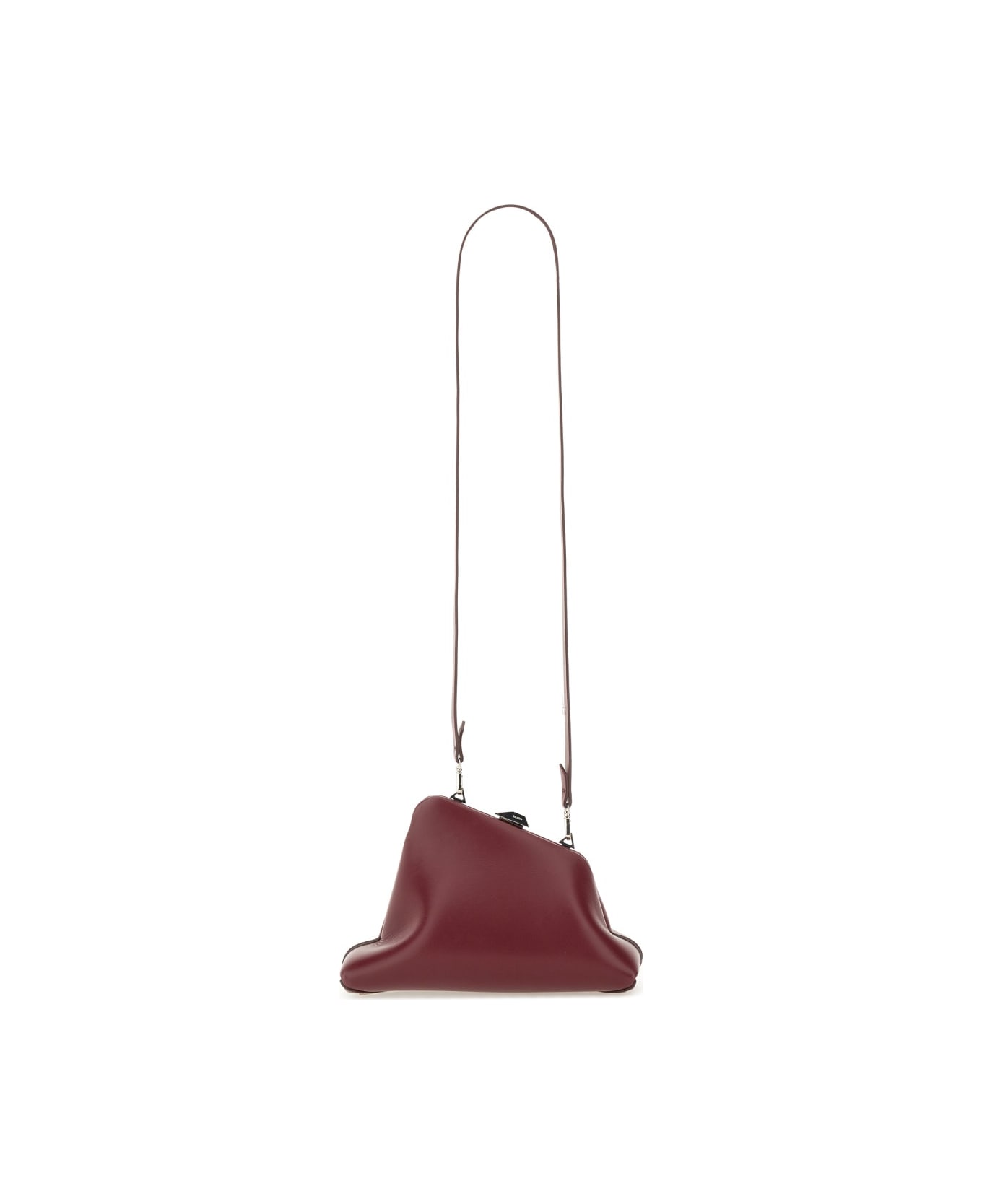 The Attico Clutch "day Off" Small - BORDEAUX