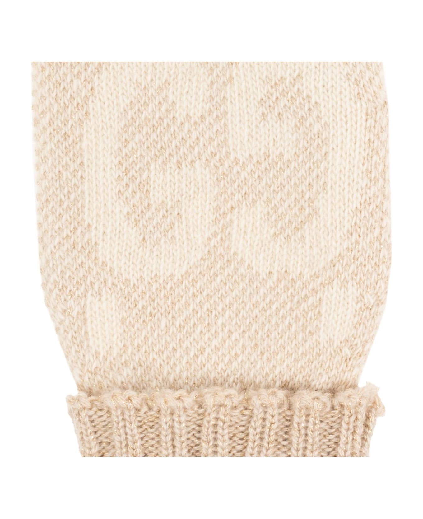 Gucci Cashmere Gloves - Camel White