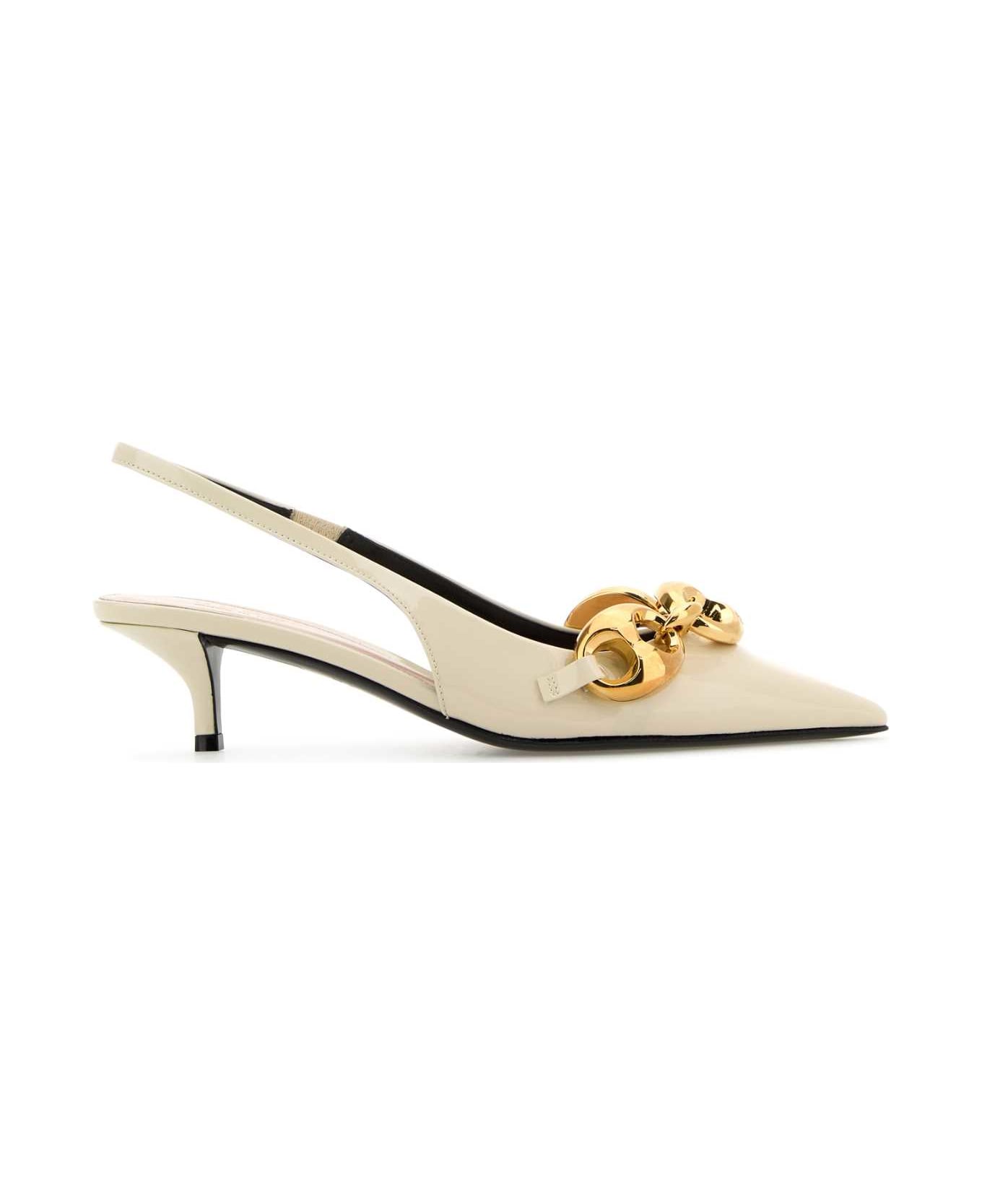 Gucci Ivory Leather Pumps - NEWIVOIRENEWIVOIR