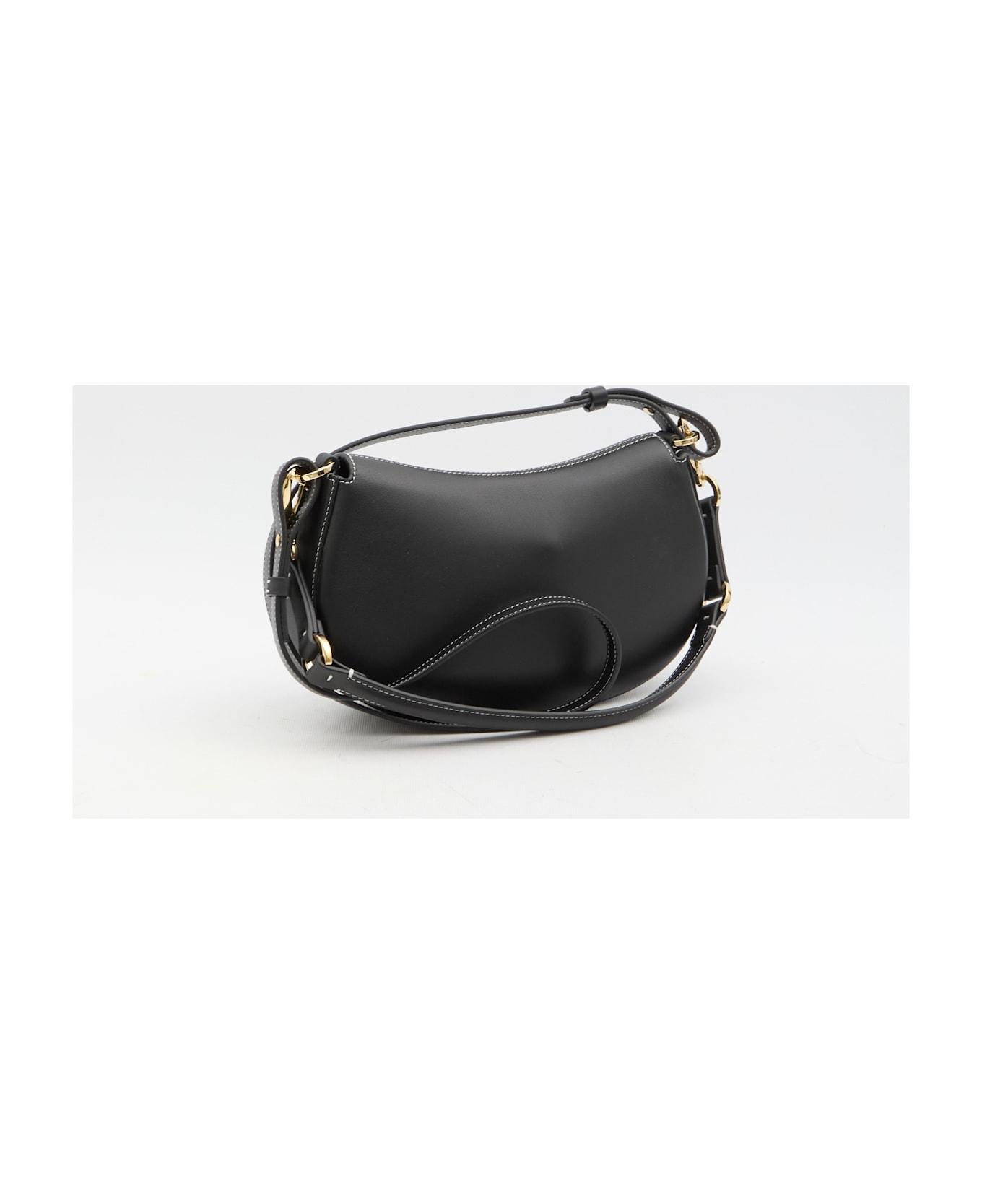 Valentino Garavani Ohval Small Shoulder Bag - BLACK