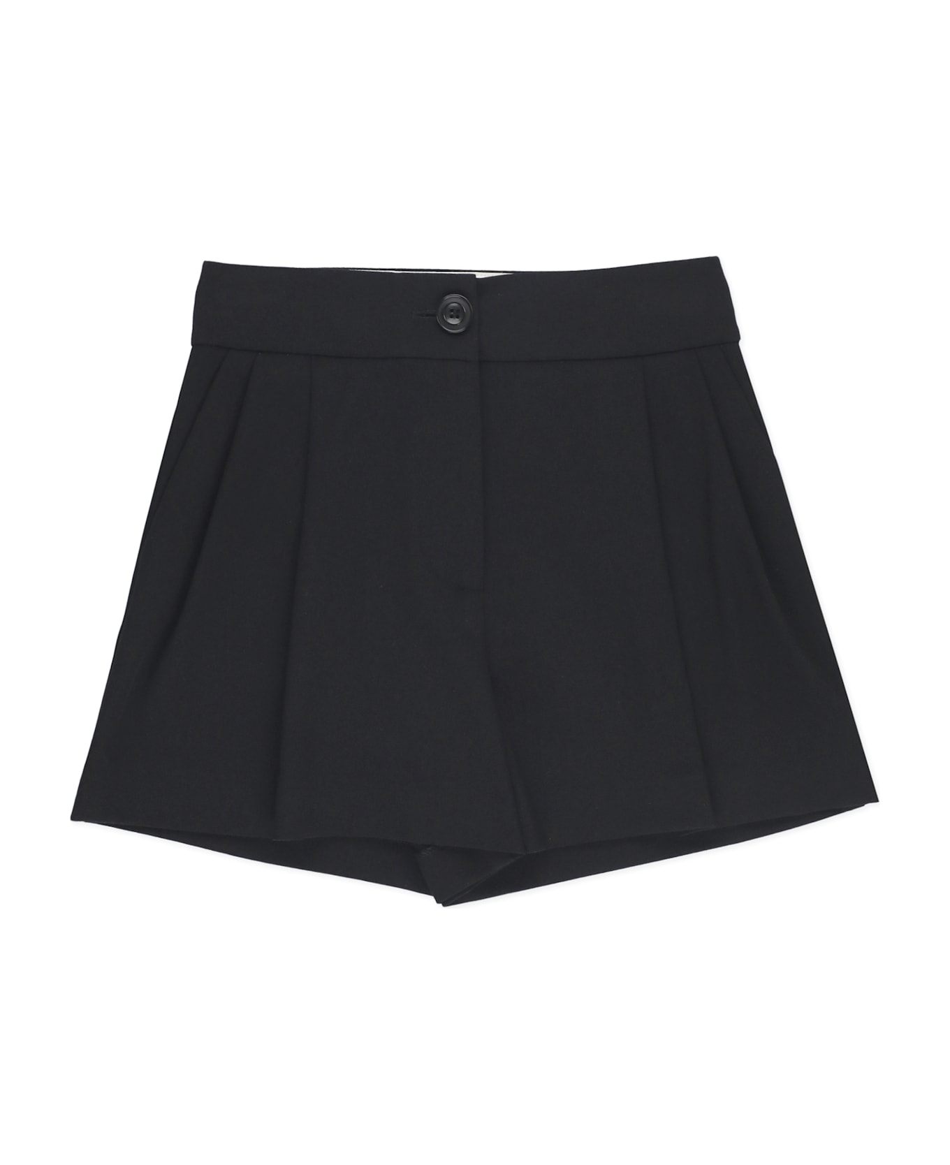 TwinSet Viscosa Blend Shorts - Black